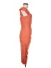 Unbranded 100% Polyester Orange Cocktail Dress Size M - photo 4