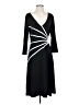 Connected Apparel Graphic Black Casual Dress Size S - photo 1