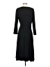 Connected Apparel Graphic Black Casual Dress Size S - photo 2