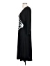 Connected Apparel Graphic Black Casual Dress Size S - photo 5