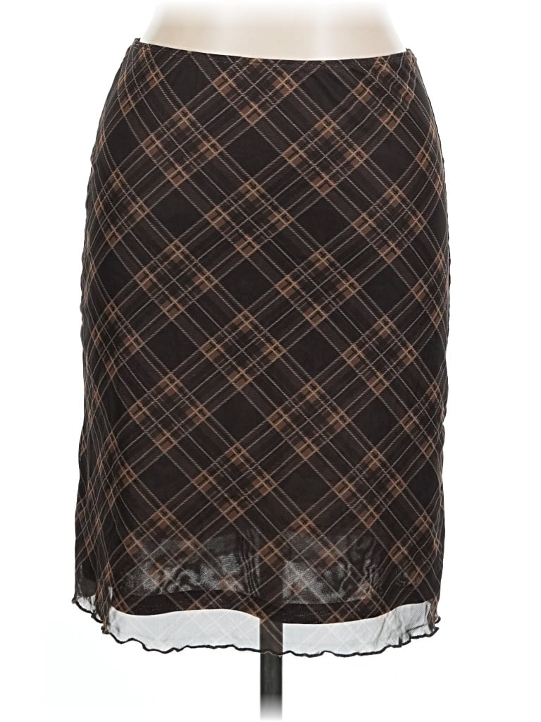 Pre-owned Shein Casual Skirt In Brown