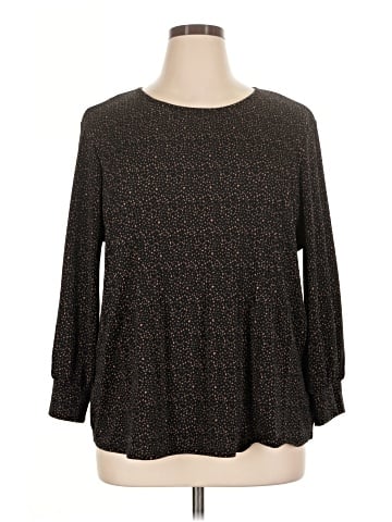 Adrianna Papell Long Sleeve Blouse (view 1)