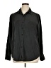 Coldwater Creek Solid Black Long Sleeve Button-Down Shirt Size XL - photo 1
