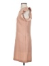 Ann Taylor 100% Polyester Solid Tan Casual Dress Size 0 - photo 5