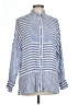 Vilagallo Stripes Blue Long Sleeve Button-Down Shirt Size EU (FR) 42 / US 10 - photo 1