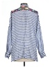 Vilagallo Stripes Blue Long Sleeve Button-Down Shirt Size EU (FR) 42 / US 10 - photo 2
