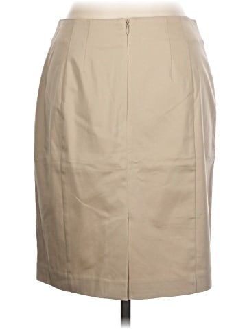 Ann Taylor Factory Faux Leather Skirt (view 2)