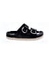 Aqua 100% Leather Black Sandals Size 7 1/2 - photo 1