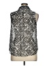 AB Studio 100% Polyester Silver Sleeveless Blouse Size XL - photo 2