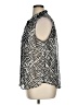 AB Studio 100% Polyester Silver Sleeveless Blouse Size XL - photo 5