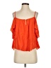 Lovers + Friends Orange Sleeveless Blouse Size S - photo 1
