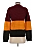 Shein 100% Acrylic Color Block Burgundy Pullover Sweater Size 4 - photo 2