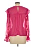 Bleuh Ciel Pink Long Sleeve Blouse Size L - photo 2