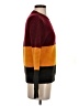 Shein 100% Acrylic Color Block Burgundy Pullover Sweater Size 4 - photo 4