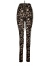 Daisy Animal Print Black Leggings Size L - photo 2