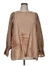 Shein Curve Tan Long Sleeve Blouse Size 16 Plus (2) - photo 1