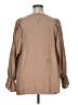 Shein Curve Tan Long Sleeve Blouse Size 16 Plus (2) - photo 2