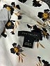 Ann Taylor 100% Polyester Animal Print Ivory Long Sleeve Blouse Size M - photo 7