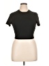 Shein Black Short Sleeve Turtleneck Size 16 - photo 1
