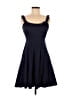 Kasper 100% Cotton Solid Blue Cocktail Dress Size S - photo 1