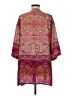 Soft Surroundings 100% Modal Multi Color Burgundy Kimono Size M - photo 2