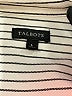 Talbots 100% Polyester Stripes Ivory Long Sleeve Blouse Size L - photo 7