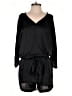 OVERLOVER Solid Black Romper Size M - photo 1
