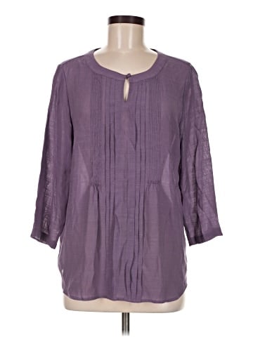 Christopher & Banks 3/4 Sleeve Blouse (view 1)