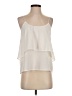 Paper Crane 100% Polyester Ivory Sleeveless Blouse Size S - photo 1