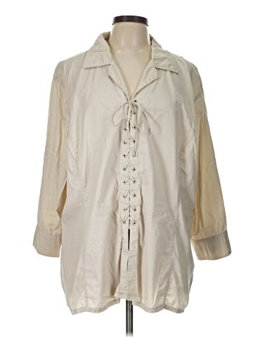 Avenue 3/4 Sleeve Button-Down Shirt (view 1)