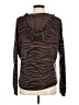Olivaceous Animal Print Brown Pullover Sweater Size M - photo 2