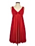 Soprano Solid Red Cocktail Dress Size S - photo 1