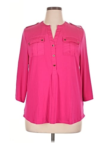 Carmen Carmen Marc Valvo 3/4 Sleeve Blouse (view 1)