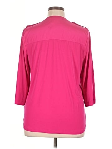 Carmen Carmen Marc Valvo 3/4 Sleeve Blouse (view 2)