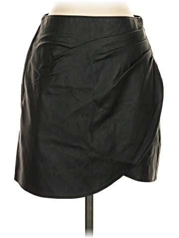 Abercrombie & Fitch Faux Leather Skirt (view 1)