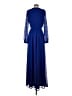 Lulus 100% Polyester Blue Cocktail Dress Size S - photo 2