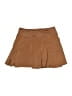 Aero Solid Brown Casual Skirt Size S - photo 1