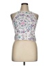 Torrid Floral Silver Tank Top Size 1X Plus (1) - photo 1