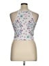 Torrid Floral Silver Tank Top Size 1X Plus (1) - photo 2