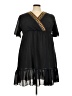 Unbranded 100% Polyester Black Casual Dress Size 3XL - photo 1
