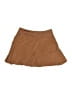 Aero Solid Brown Casual Skirt Size S - photo 2