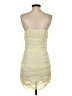 Storia 100% Polyester Yellow Cocktail Dress Size S - photo 2