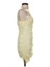 Storia 100% Polyester Yellow Cocktail Dress Size S - photo 4