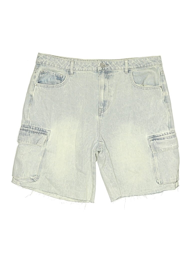 Pre-owned Indigo Rein Denim Shorts In Blue