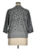 Simply Vera Vera Wang Animal Print Gray Pullover Sweater Size XL (petite) - photo 2