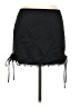Isalis Solid Black Casual Skirt Size M - photo 1