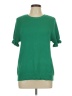 Anne Klein Green Short Sleeve Top Size L - photo 1
