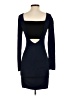 Express Solid Blue Casual Dress Size XS - photo 2