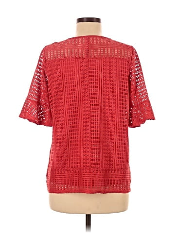 NY Collection Short Sleeve Blouse (view 2)