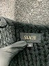 Saachi 100% Acrylic Black Sweater Vest Size S - photo 7
